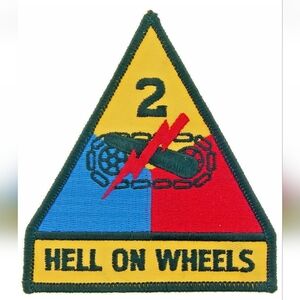 Triangular Military Patch with Number 2